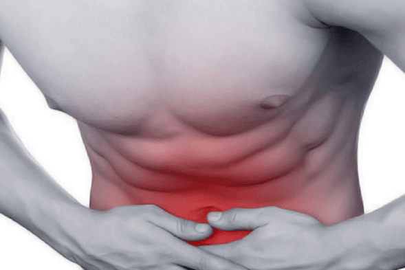ból brzucha z przewlekłym zapaleniem prostaty